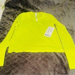 Lululemon Long Sleeve Swiftly Tech Highlighter Yellow